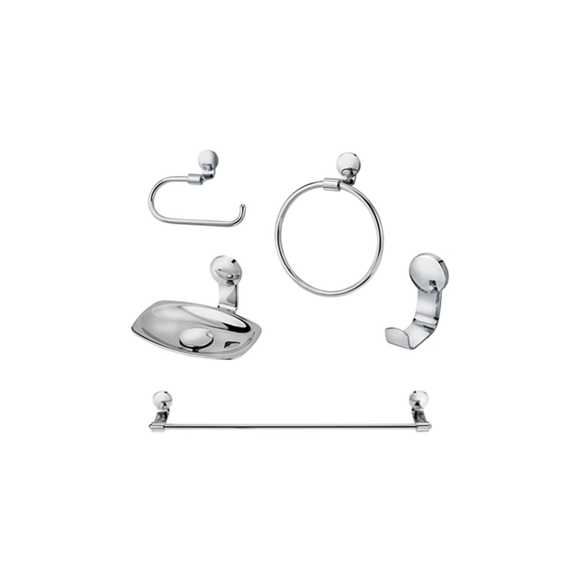 KIT ACCESORIOS DE 5 PIEZAS DOCOL MALTA 00438506